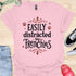 Easily distracted by frenchies - V3 - Whimsical T-Shirt